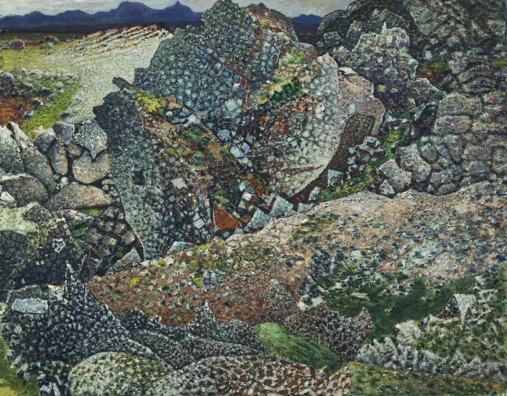 Untitled, by Jóhannes Sveinsson Kjarval, oil, 1950