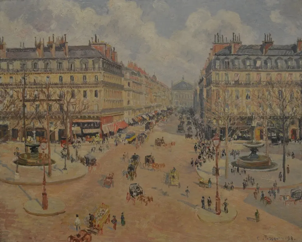 Avenue de l'Opéra: Morning Sunshine