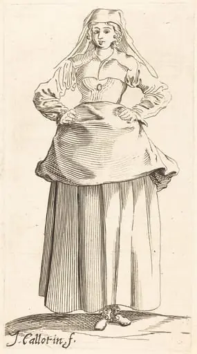 Young Woman with Hands on Hips, Front View
