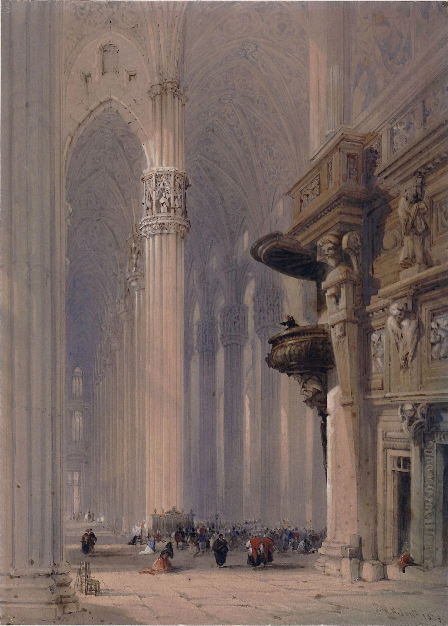 Interior of Milan Cathedral