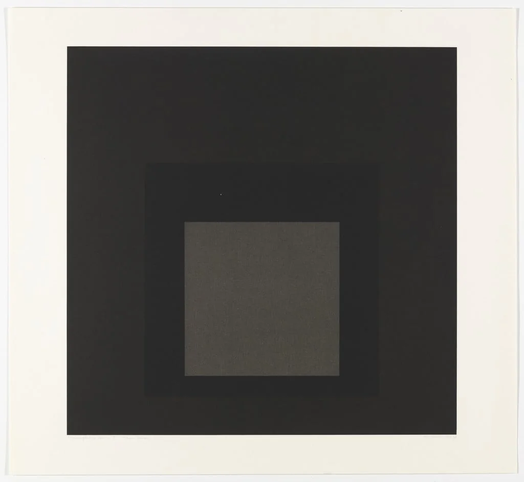 Untitled, by Josef Albers, ink, 1964