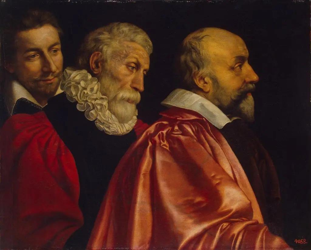 Group Portrait of Three Members of the Paris Council (fragment of the lost painting)