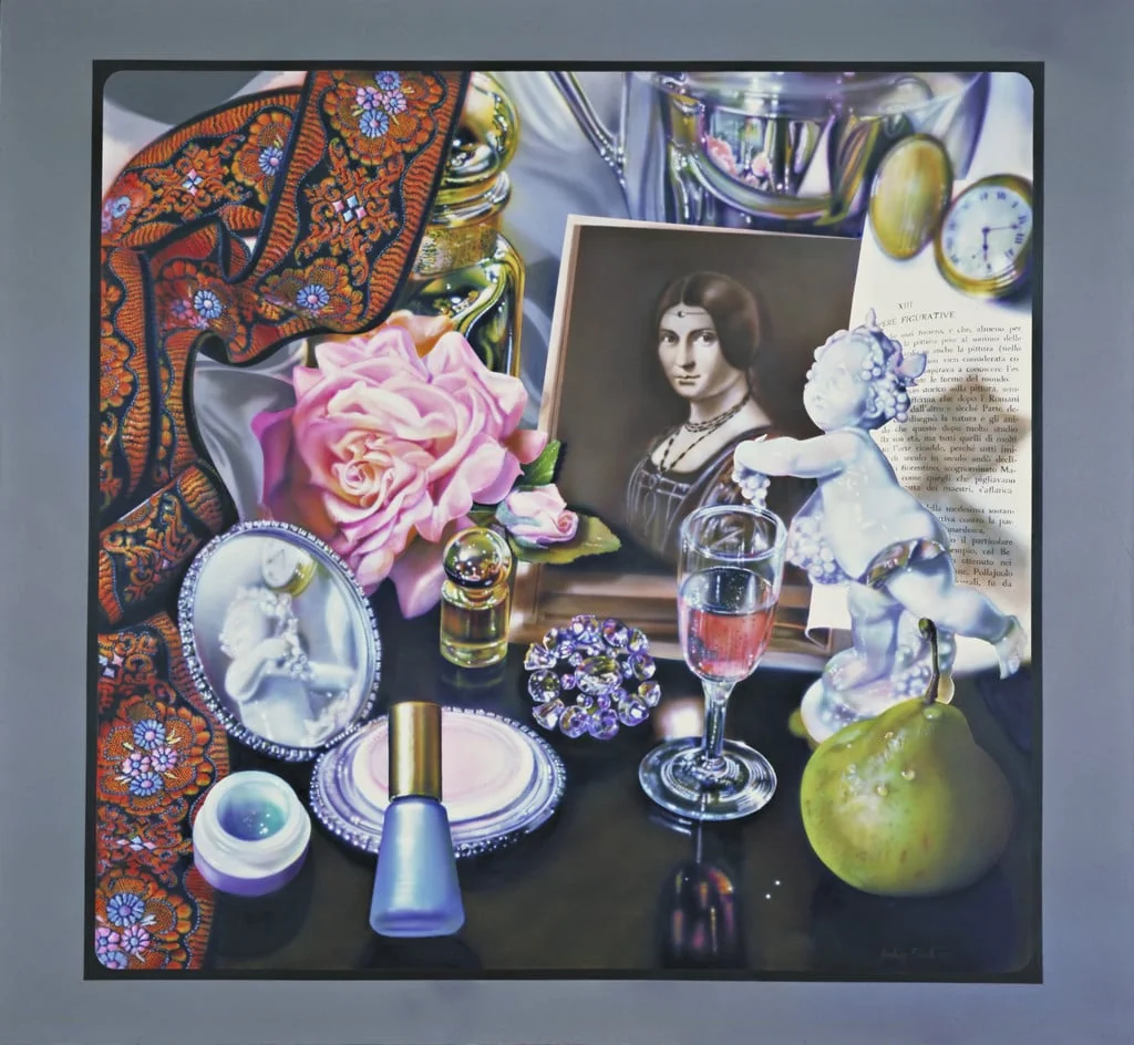Untitled, by Audrey Flack, oil, 1974