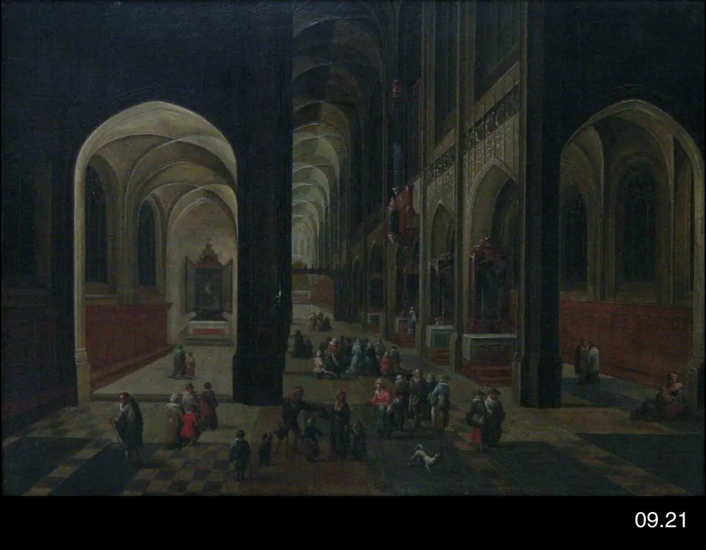 Interior of a Gothic Church