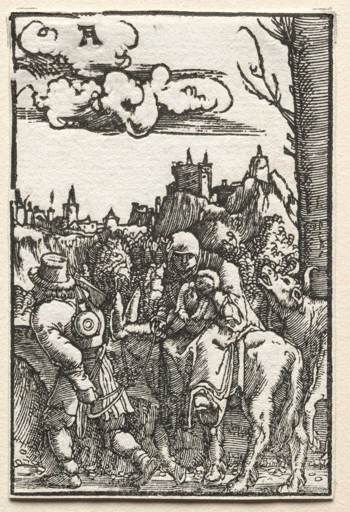 The Fall and Redemption of Man:  The Flight into Egypt, by Albrecht Altdorfer, 1515