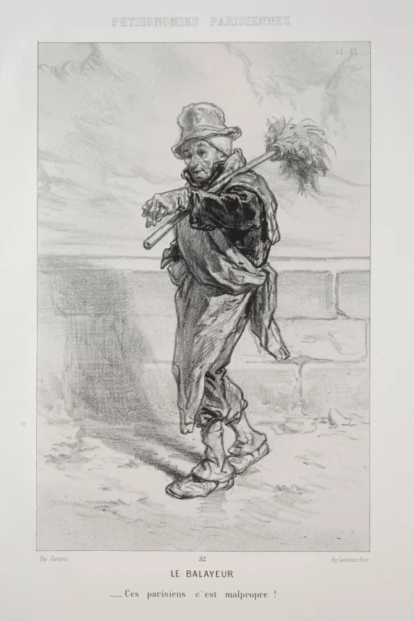 Le Balayeur, by Paul Gavarni, 1857