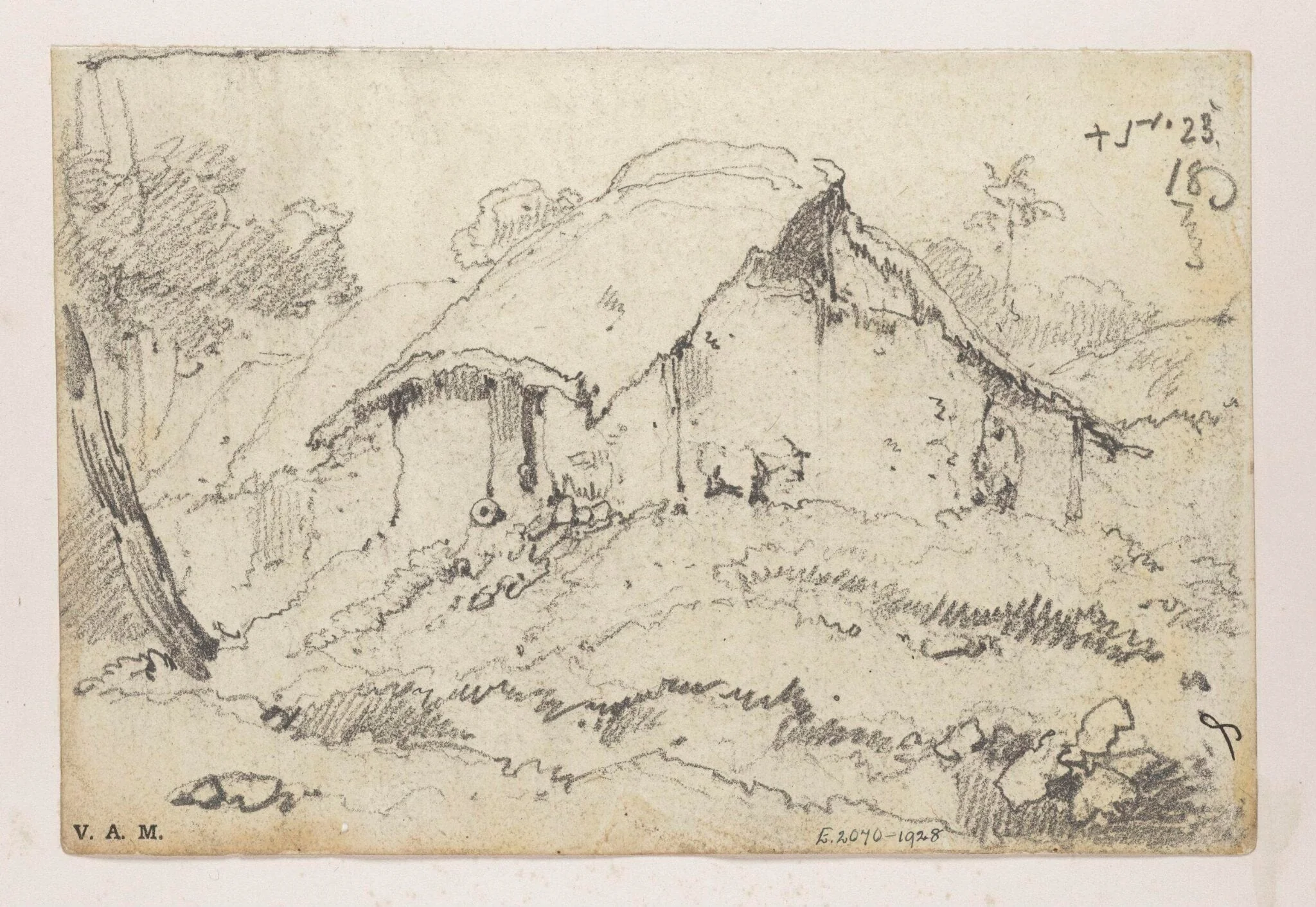 A village dwelling, Bengal