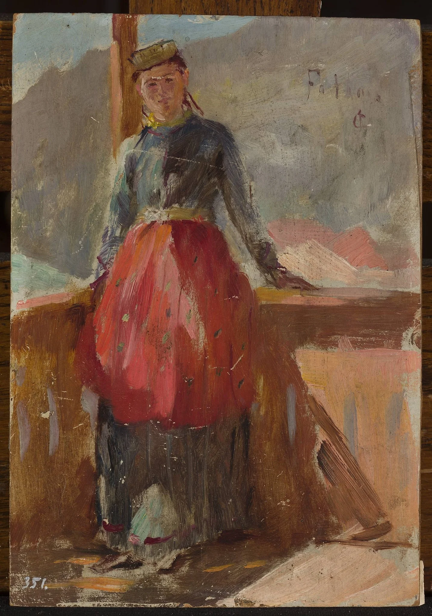 Tartar woman “Fathne”. From the journey to Crimea