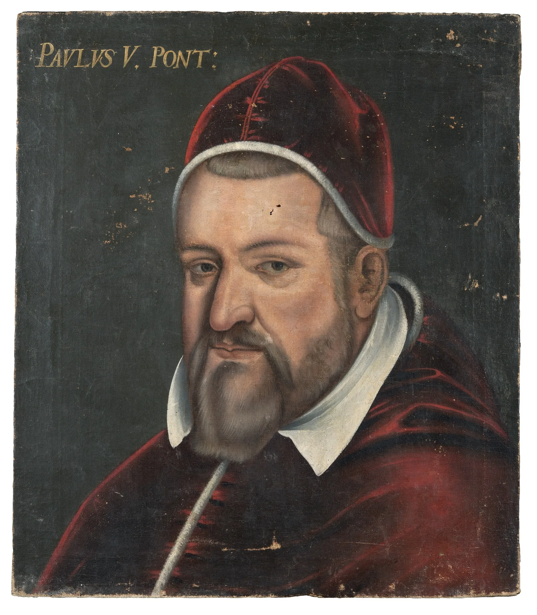The Pope Paulus V, by Unknown, oil