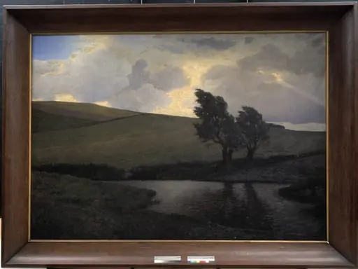 Showery Landscape. Jægerspris, Zealand