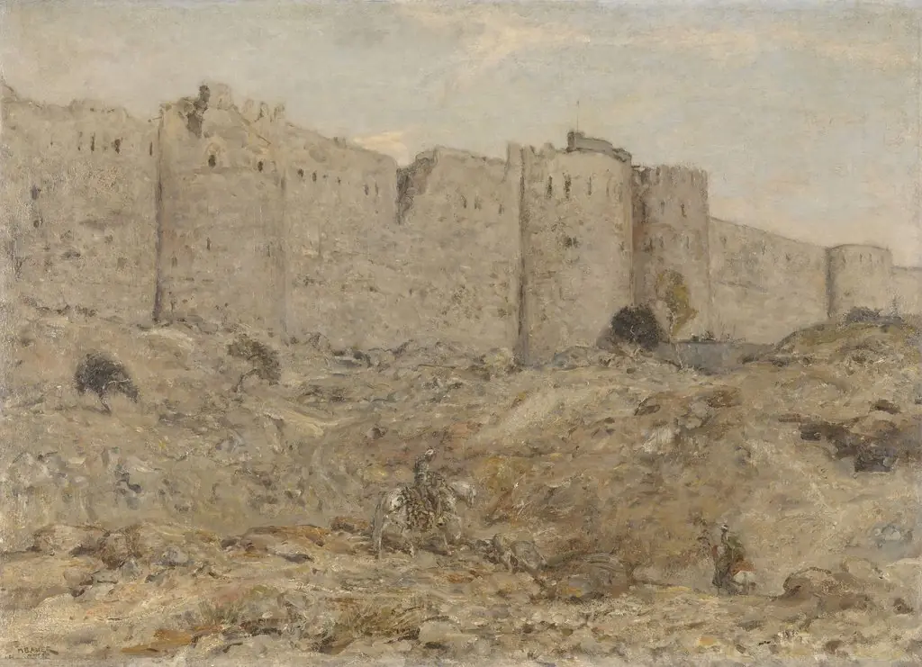 City wall in India