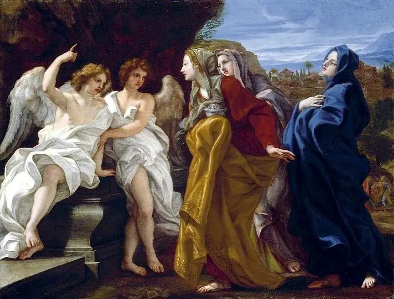 The Three Maries at the Empty Sepulchre