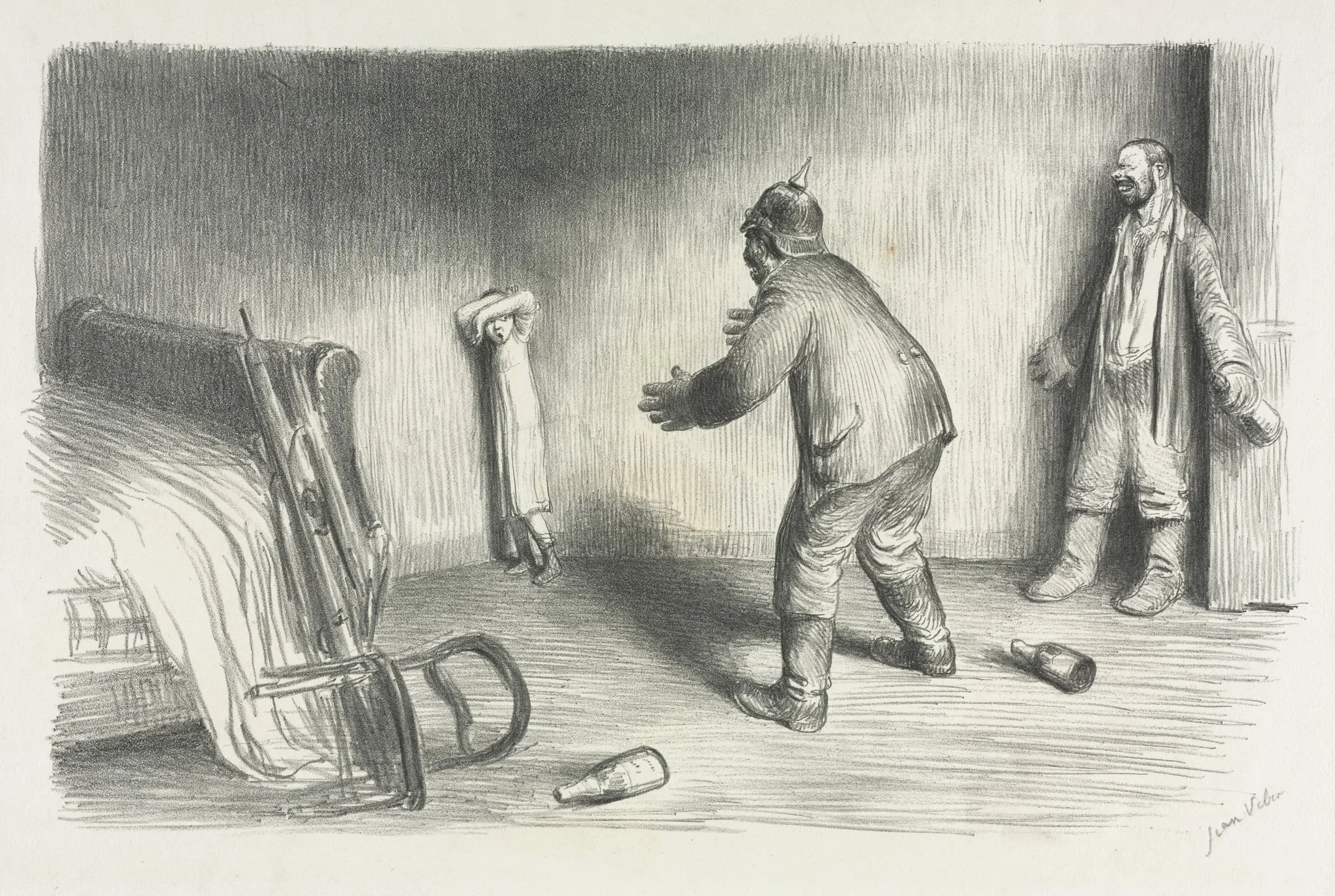 Perdue, by Jean Veber, 1914