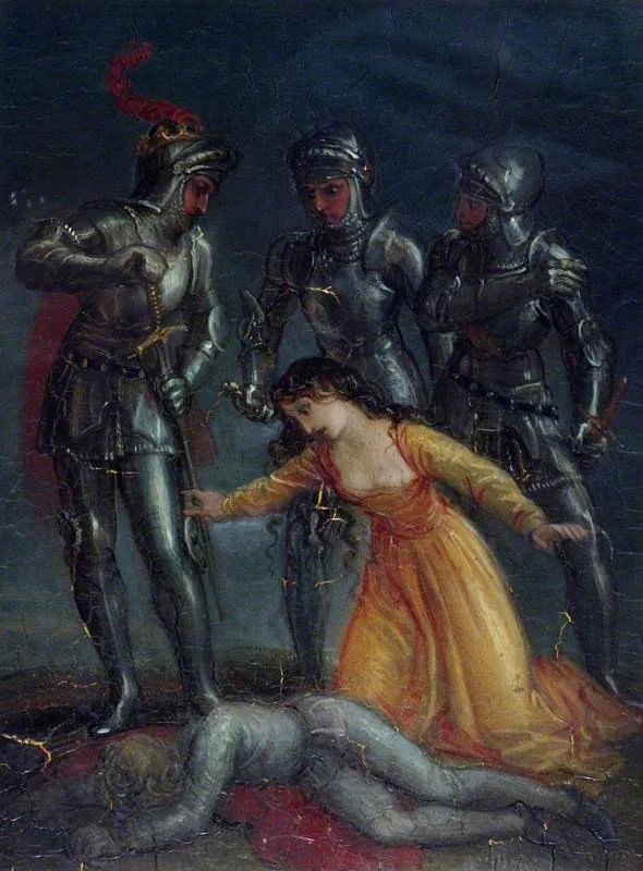 Scene from William Shakespeare's 'Henry VI', by Thomas Stothard, oil, 1795