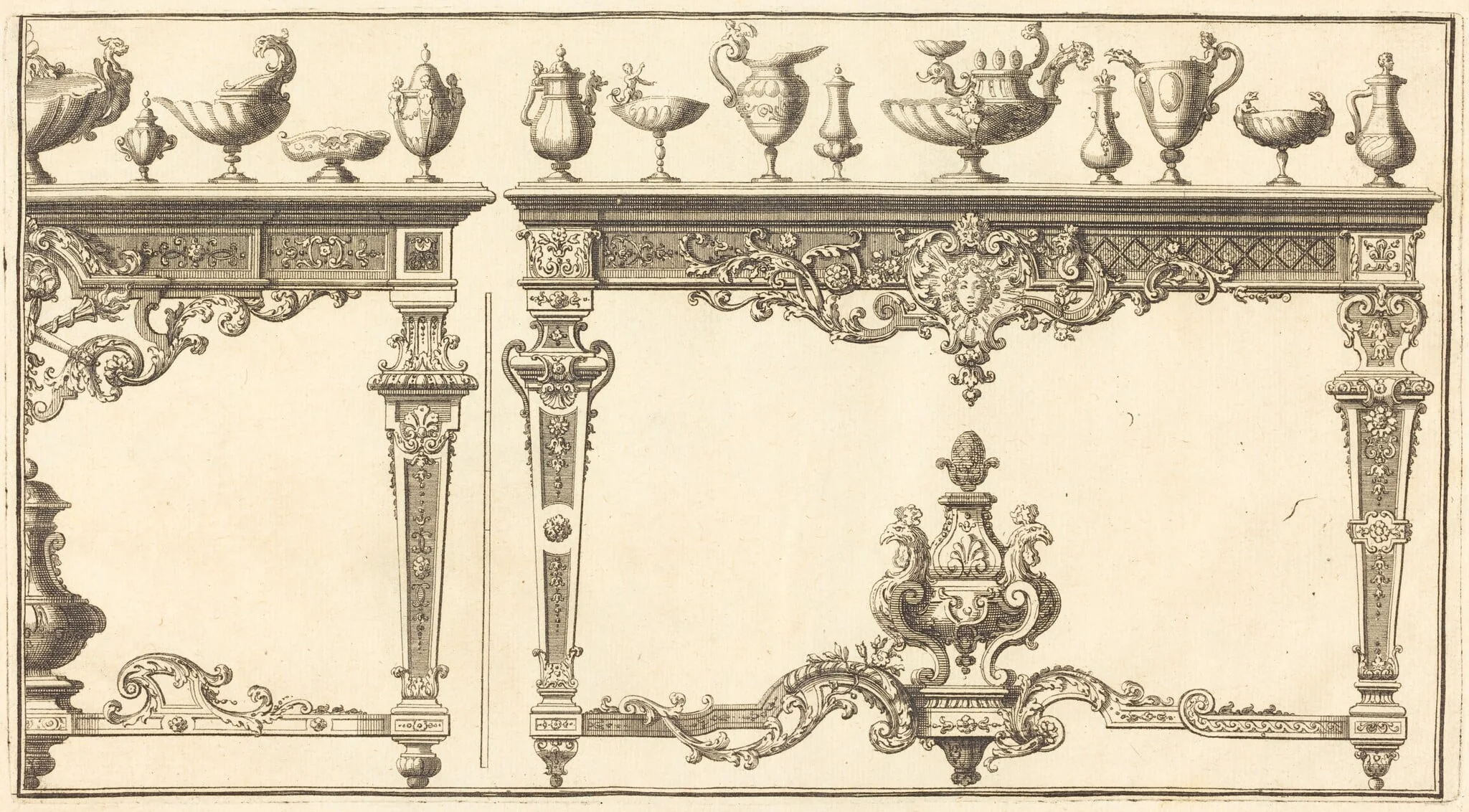Livre de Tables, by Pierre Lepautre, ink, 1702