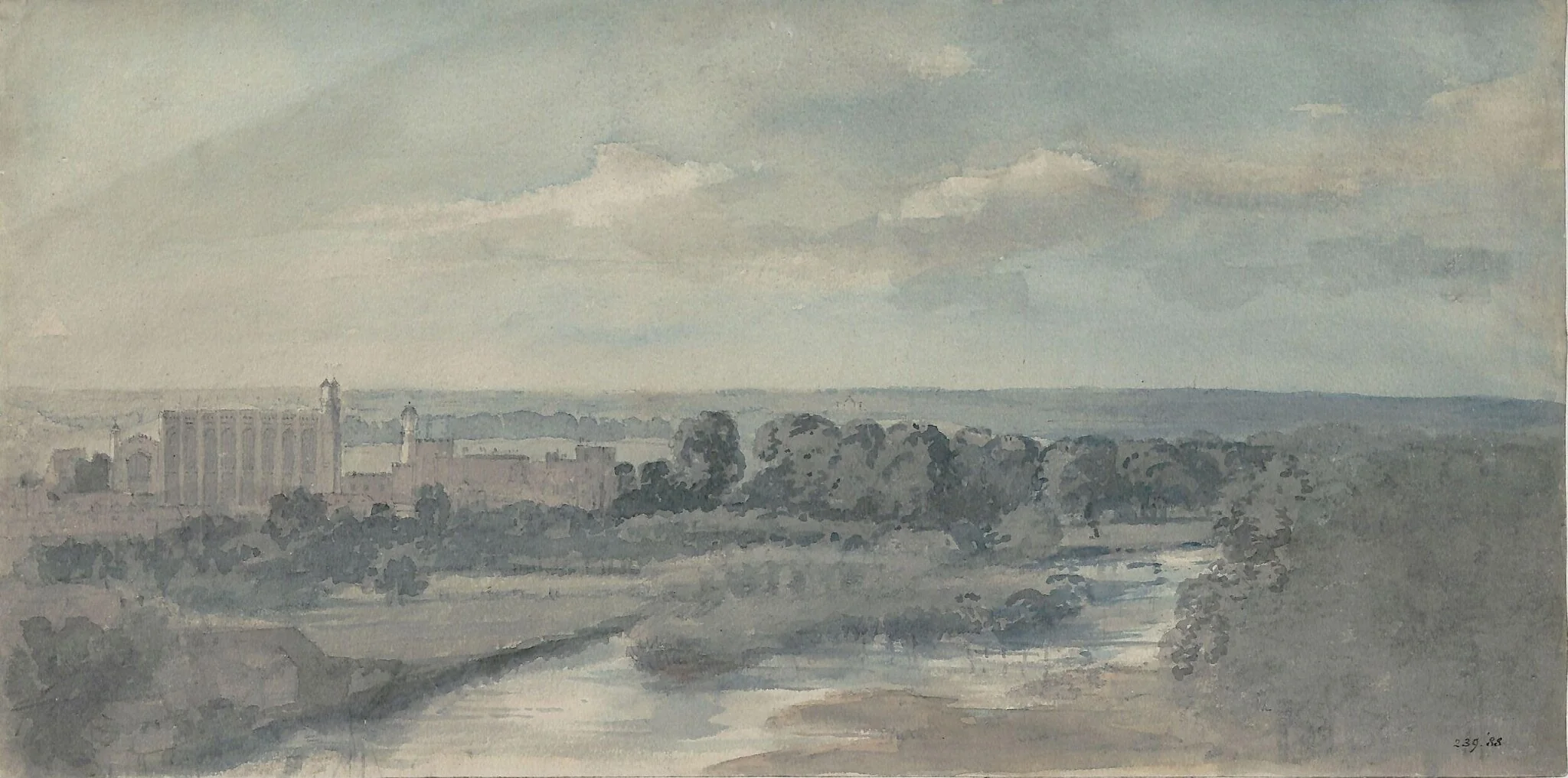 The Thames, with Eton College and chapel