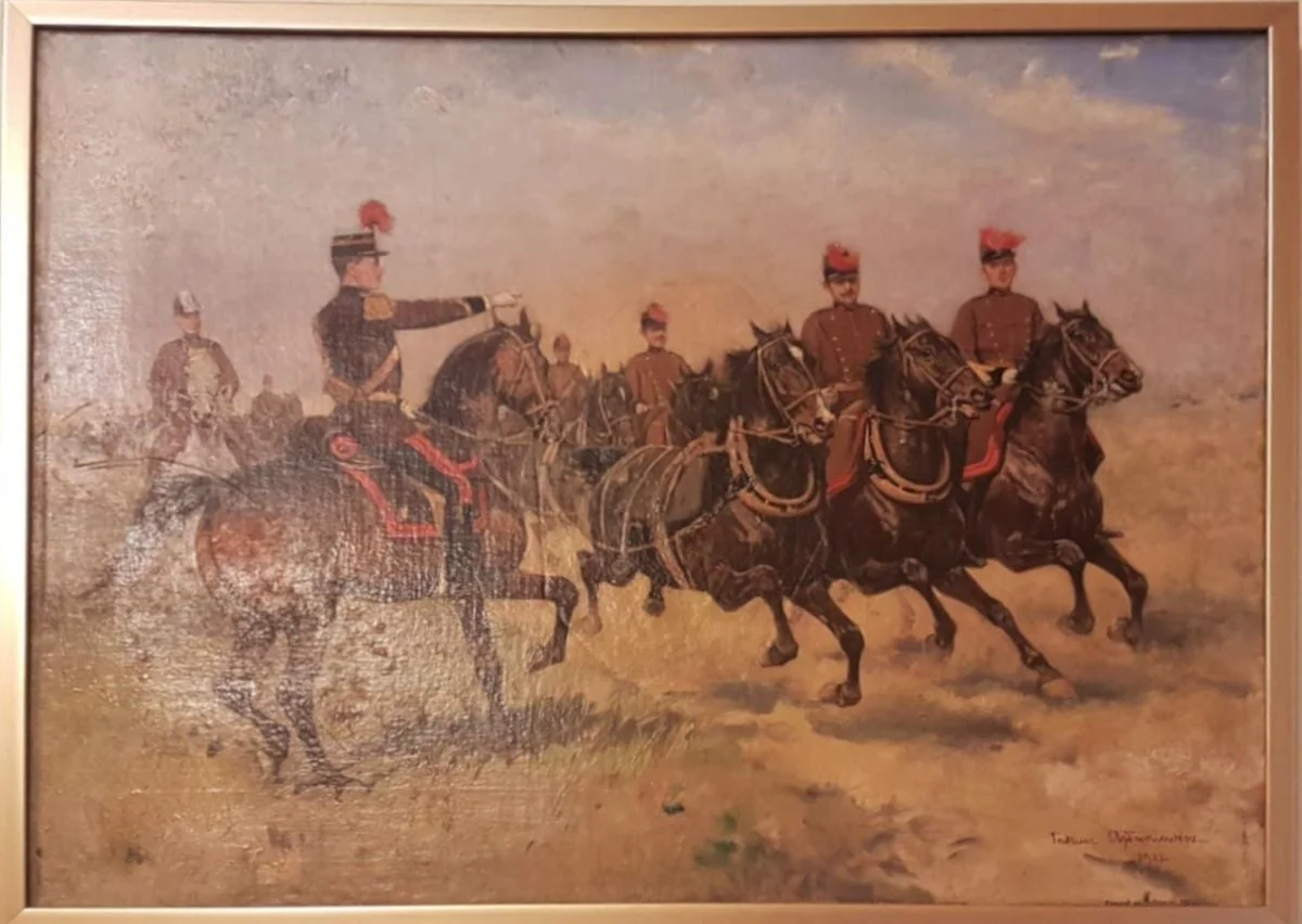 Coloană de artilerie, by Tadeusz Ajdukiewicz, unspecified