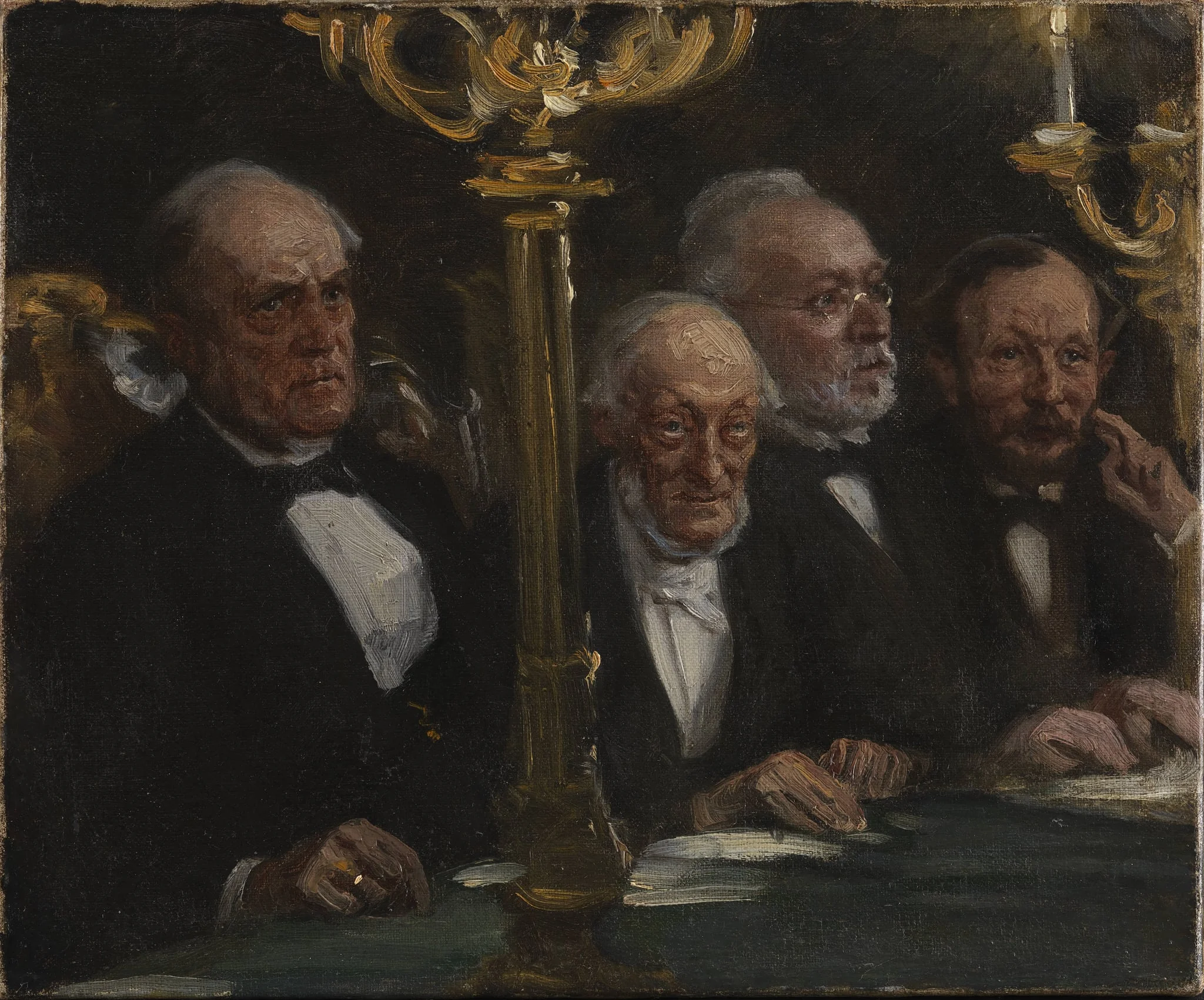 Portrætgruppe, by Unknown, 1896
