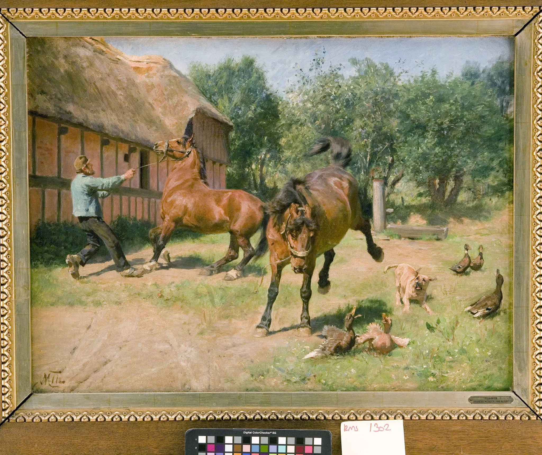 Kåde heste, by Unknown, 1850