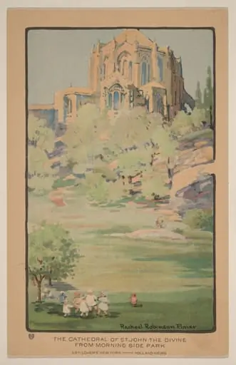 The Cathedral of St. John the Divine from Morningside Park