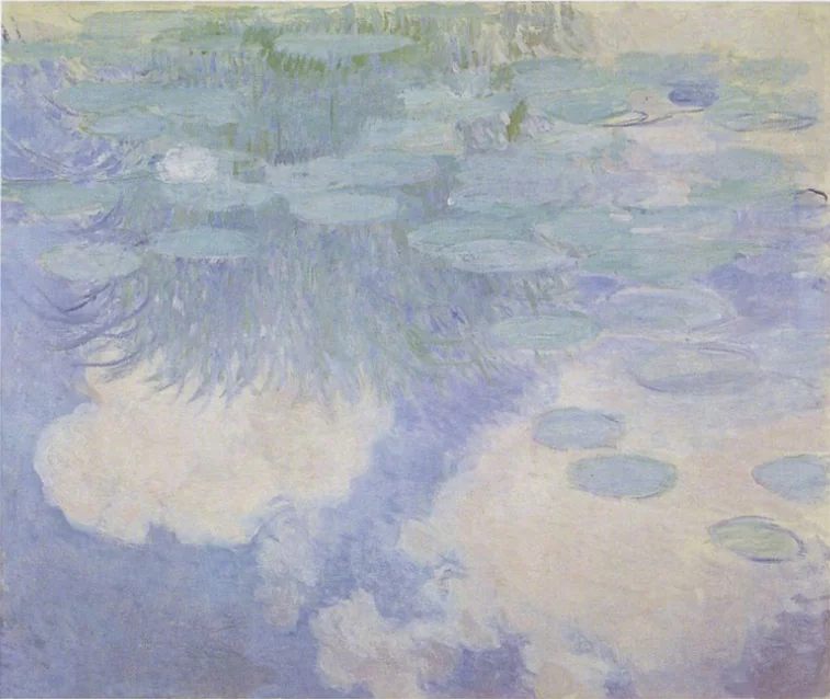 Nymphéas, by Claude Monet, oil, 1915