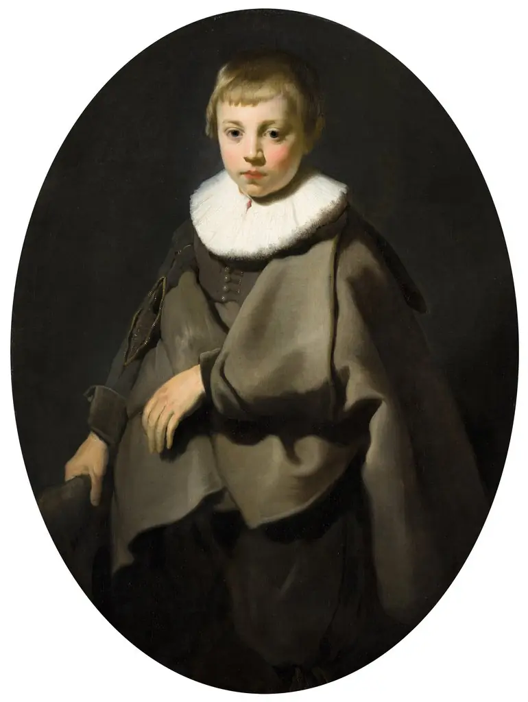 Portrait of a Boy in Gray