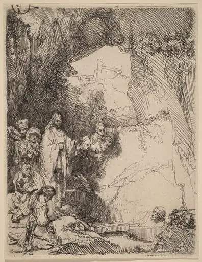 The Raising of Lazarus: Small Plate