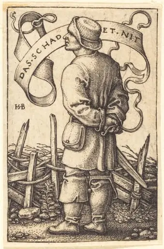 The Weather Peasant Facing Left