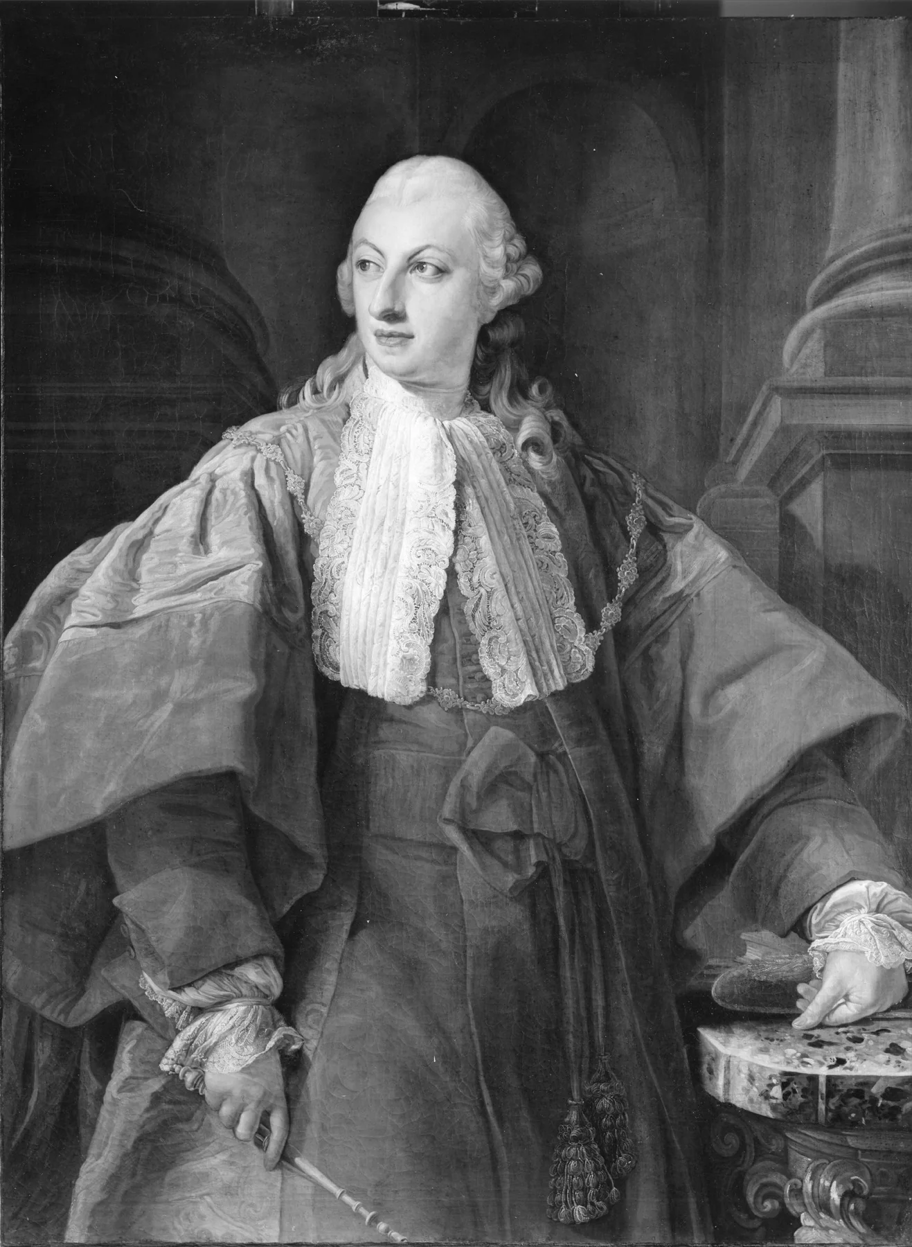 Portrait of Prince Abbondio Rezzonico as Senator of Rome