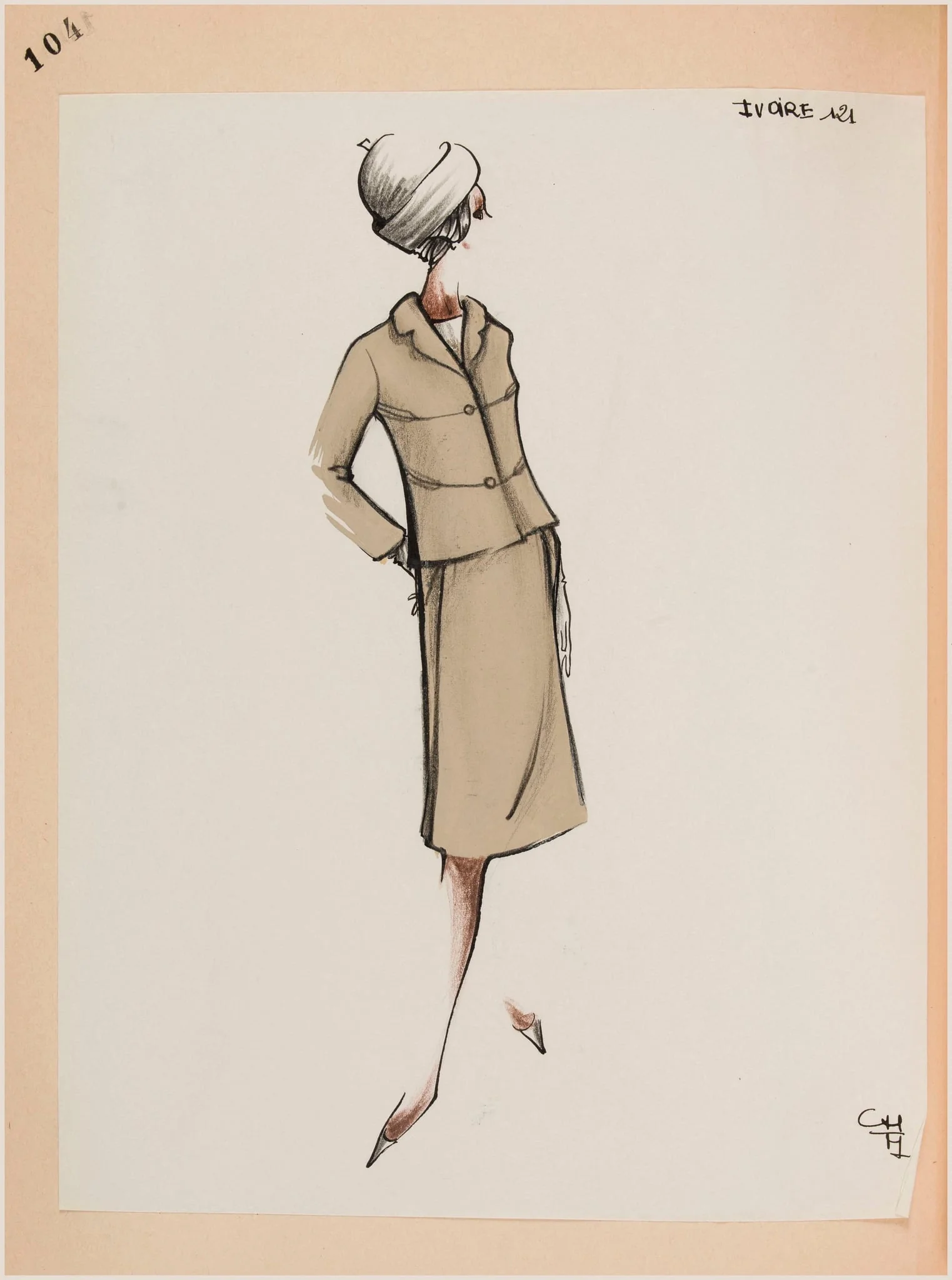 Ivoire, by Carven, 1963
