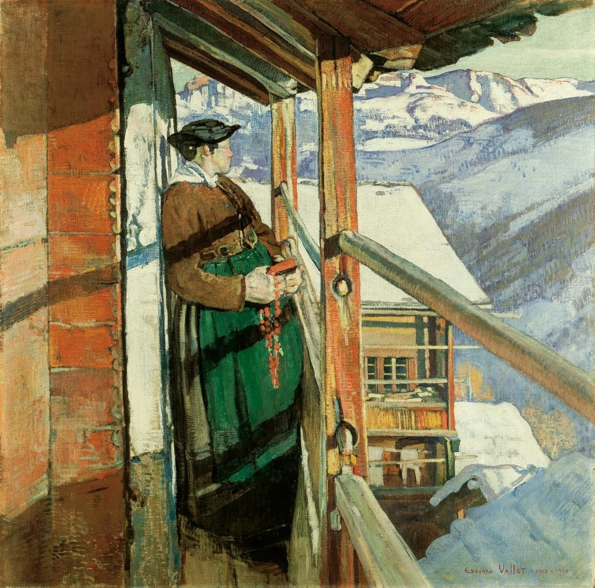 Sonntagmorgen, by Edouard Vallet, unspecified, 1908