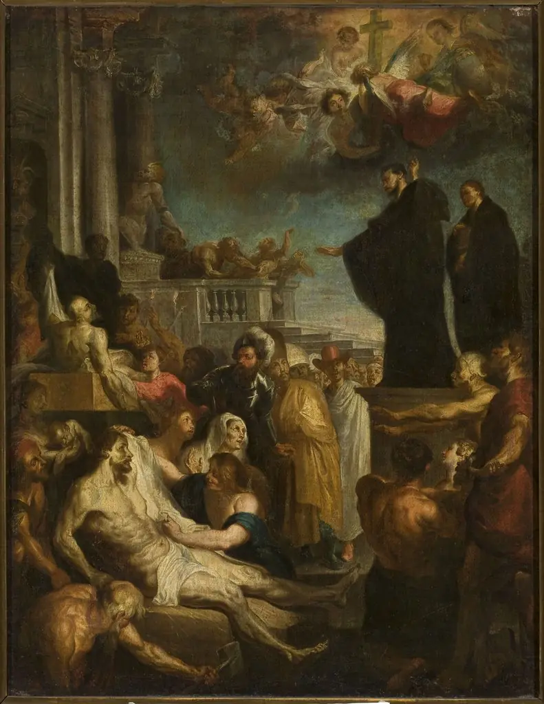 Two saints preaching