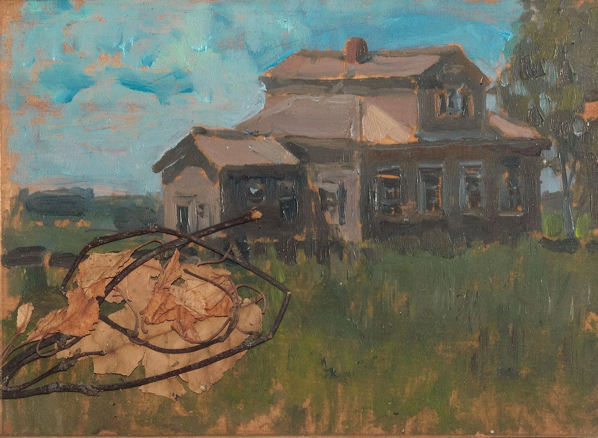 Ryabovo house, by Apollinary Vasnetsov, oil, 1900