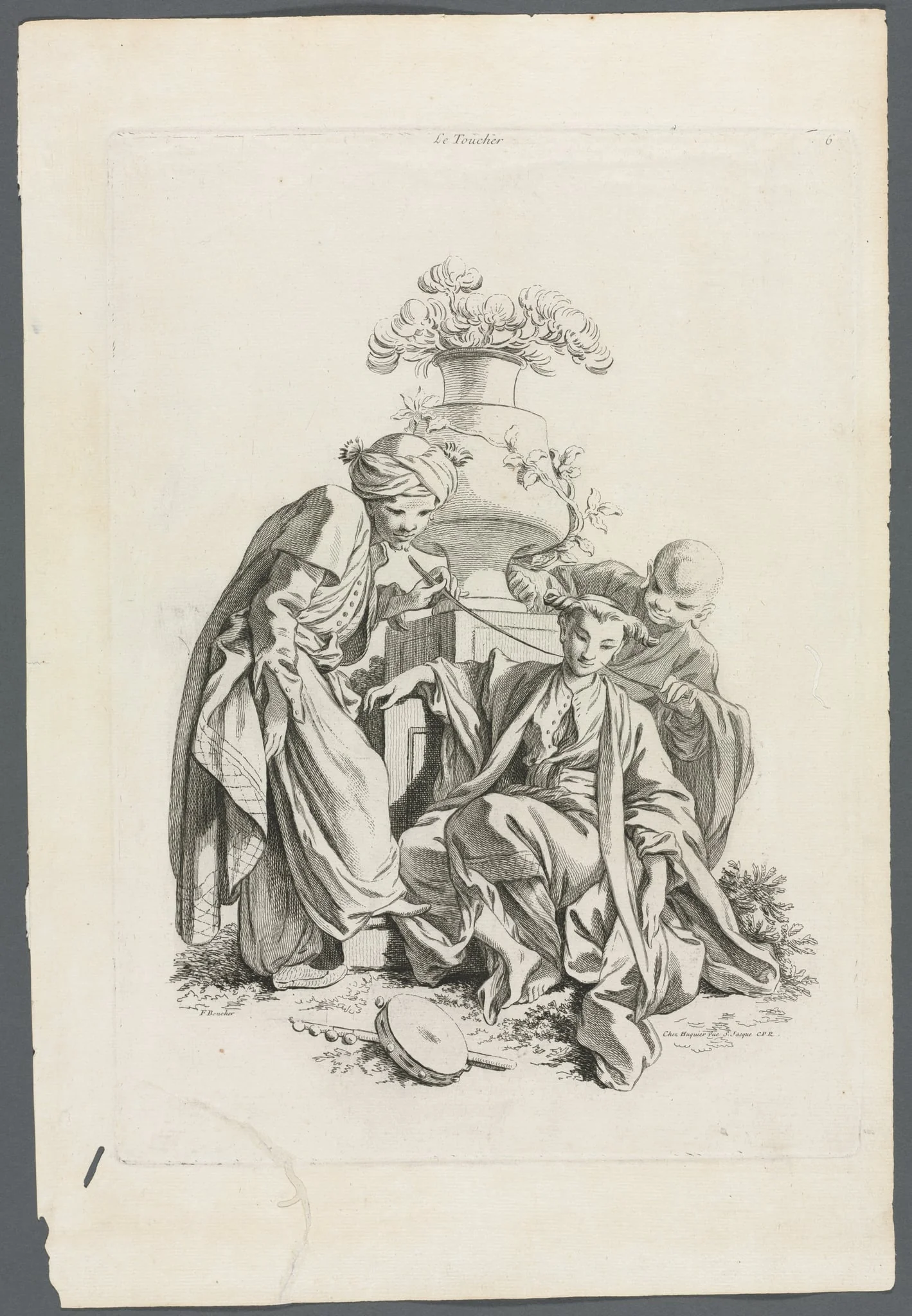 The Senses: Touch (after Boucher)