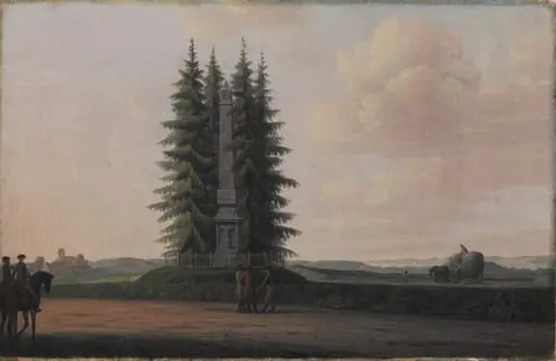 The Obelisk erected in Honour of the Statesman J.H.E. Bernstorff in Gentofte, North of Copenhagen