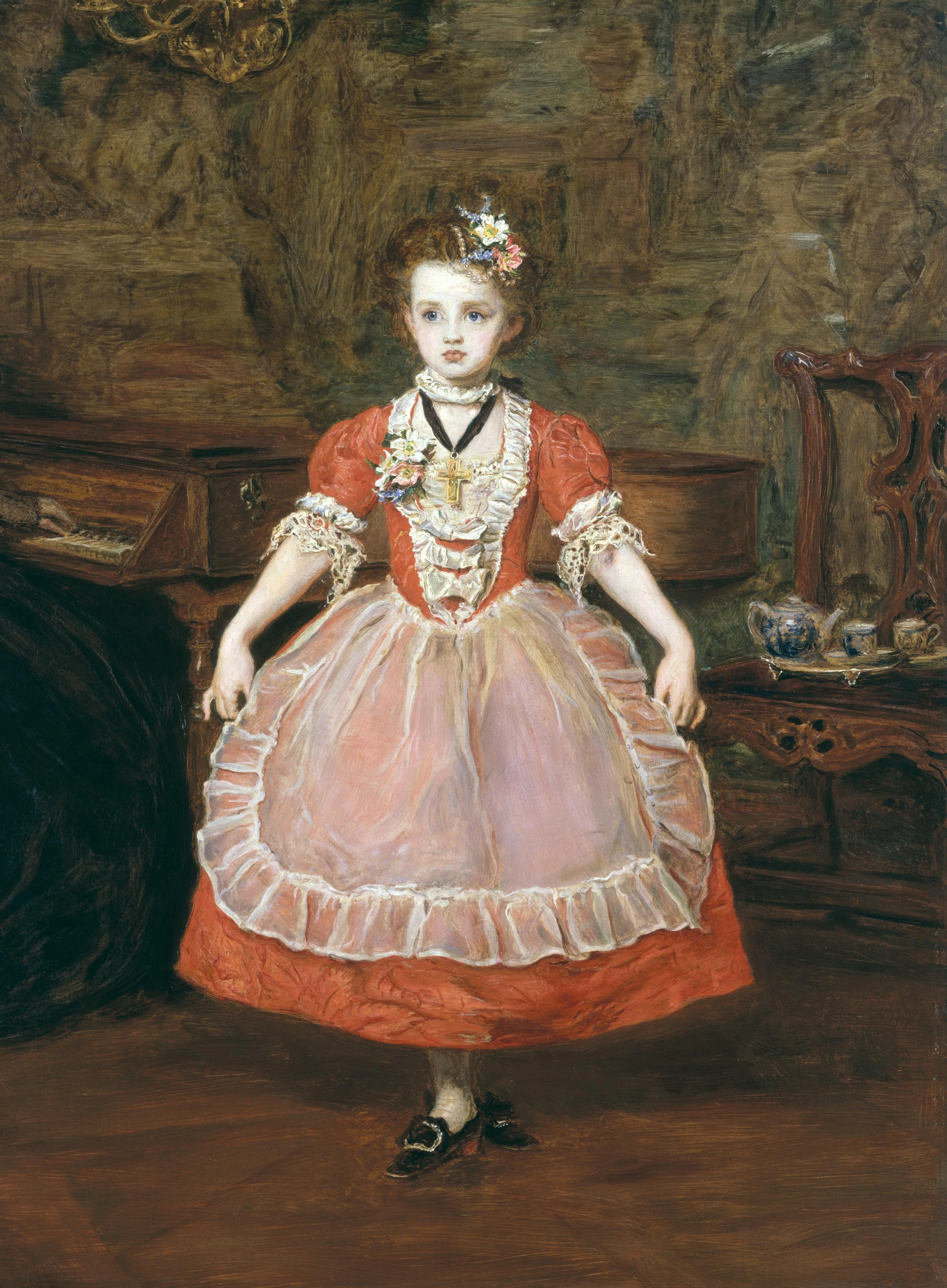 The Minuet, by John Everett Millais, oil, 1866