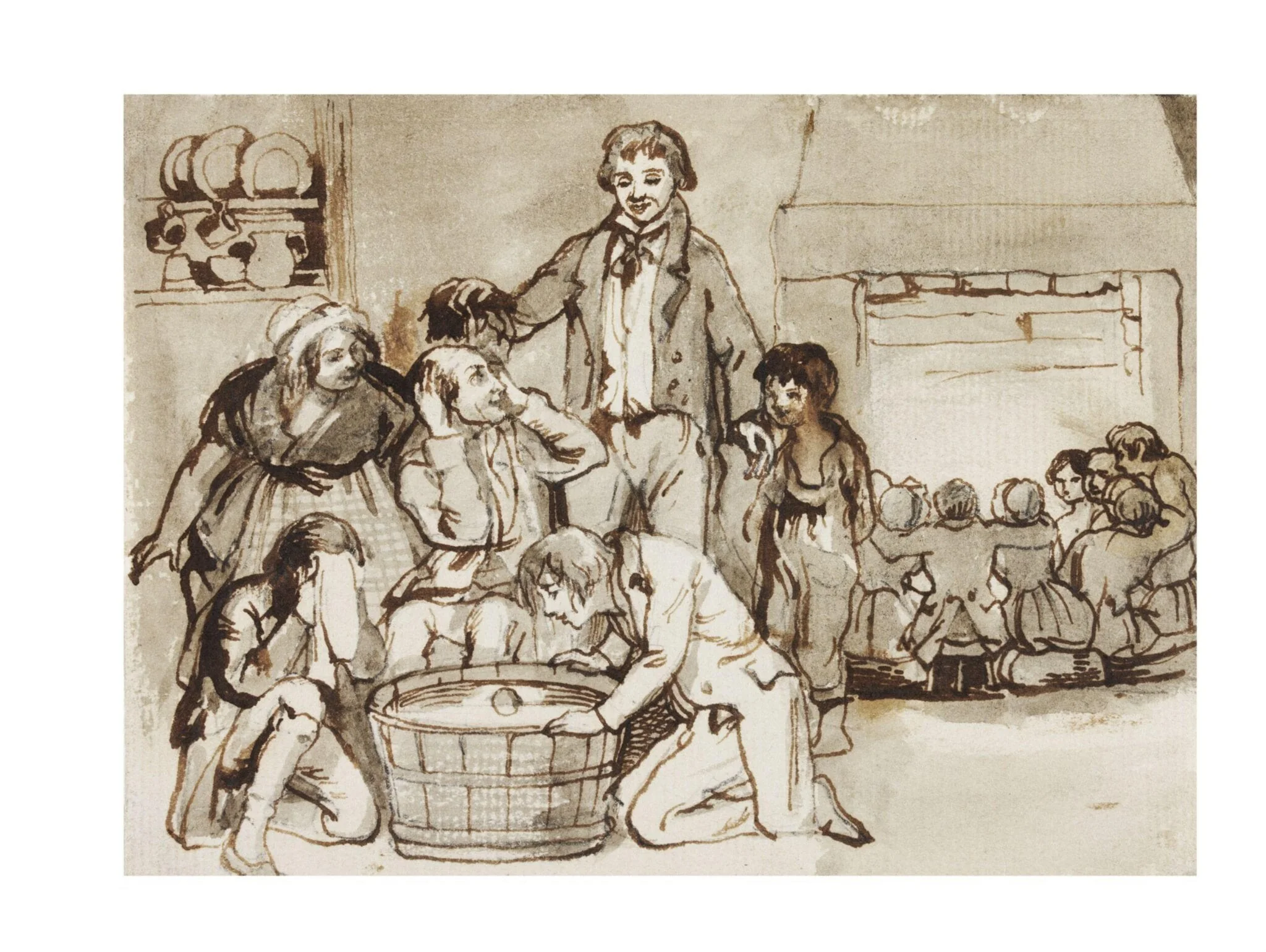 Snapp Apple Night, by Daniel Maclise, 1835