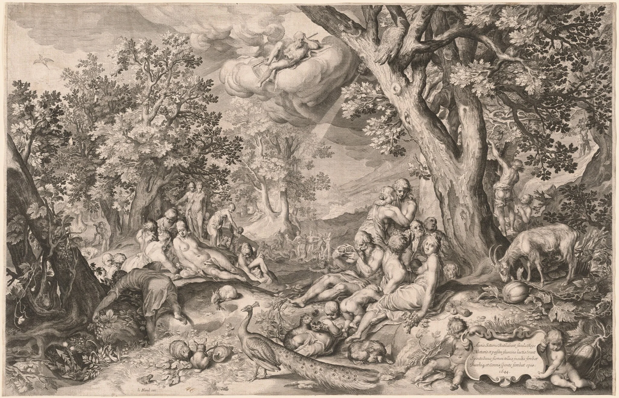 The Golden Age, by Netherlandish 17th Century, ink, 1644