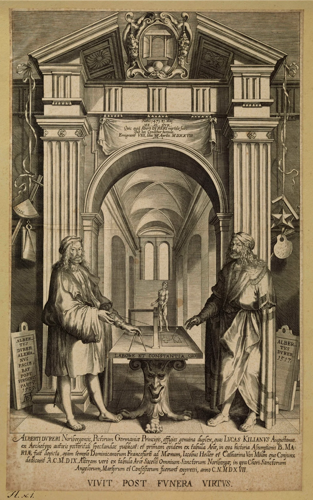 The Temple of Honor, by Unknown, 1607