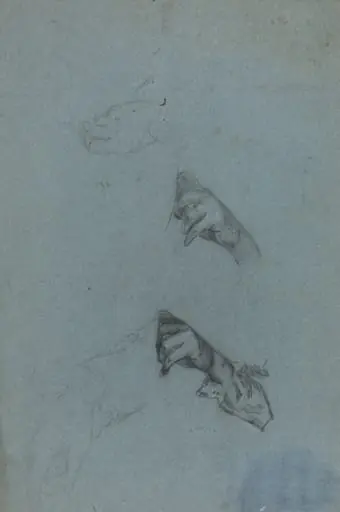 Hand Studies [verso]