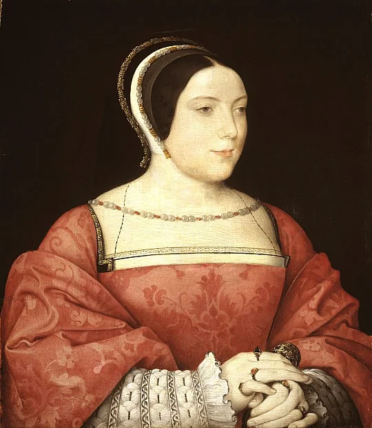 Madame de Canaples (Marie d'Assigny, 1502 - 58), by Jean Clouet, oil, 1525