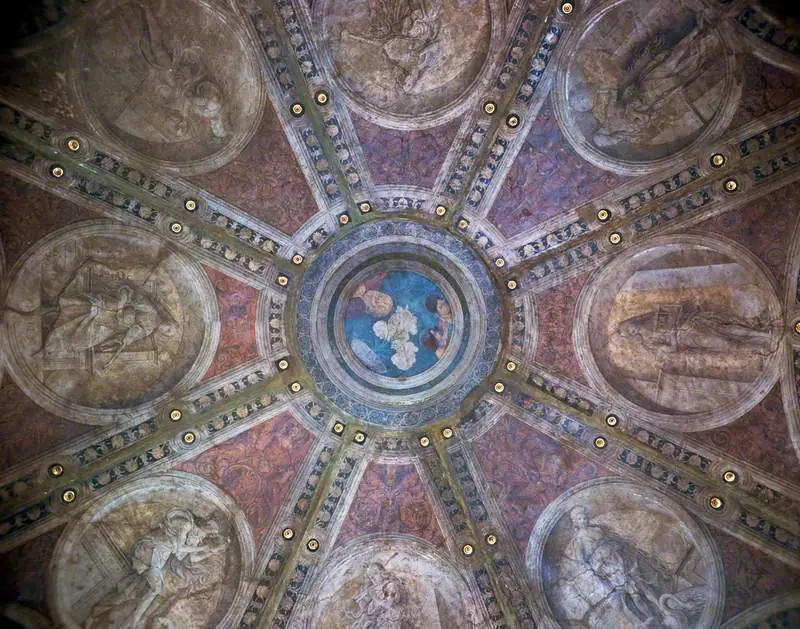 Ceiling from the Casa Maffi, Via Belvedere, Cremona (detail)