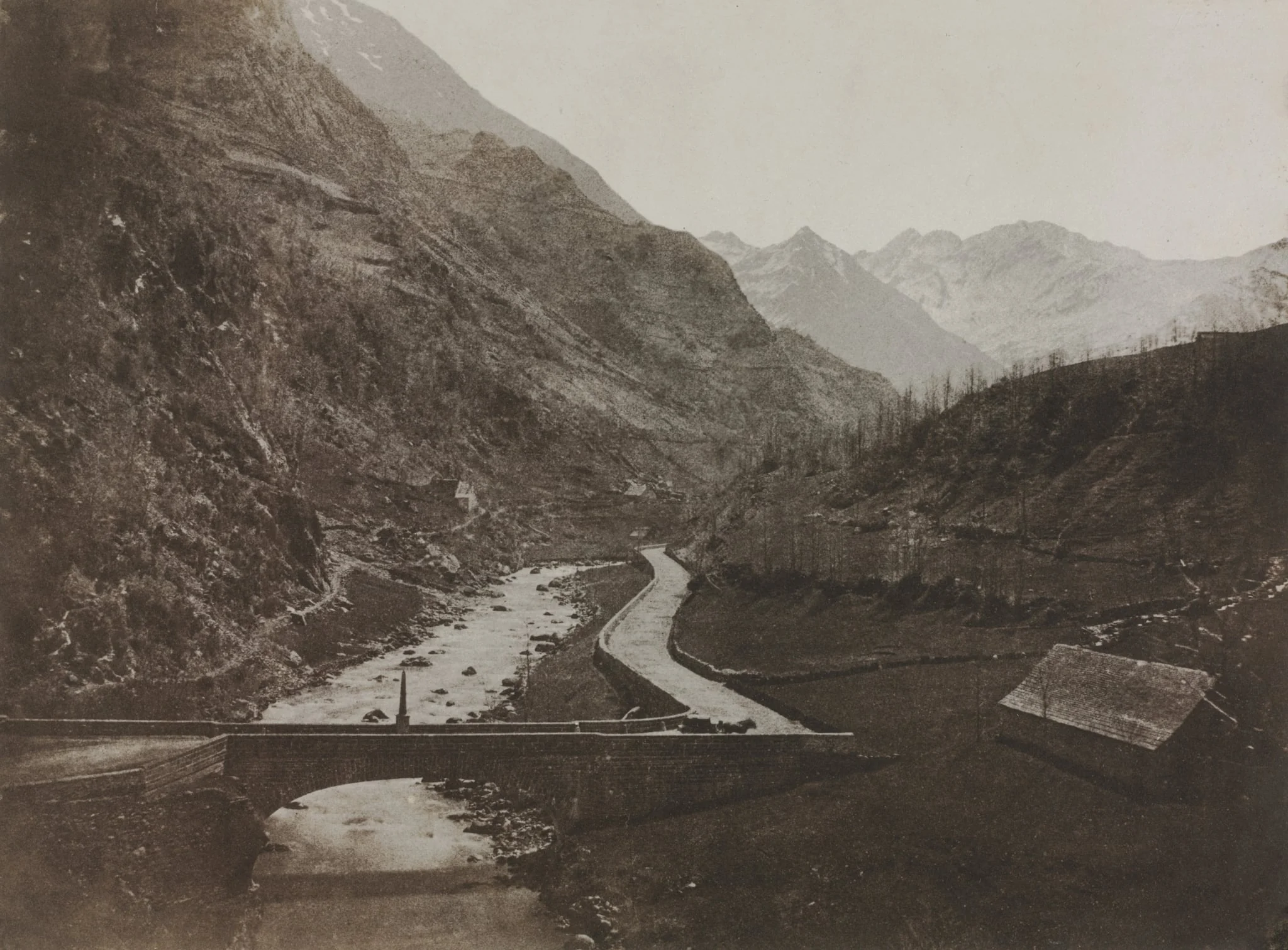 View Along the Route to Luz, Portugal, by John Stewart, 1852