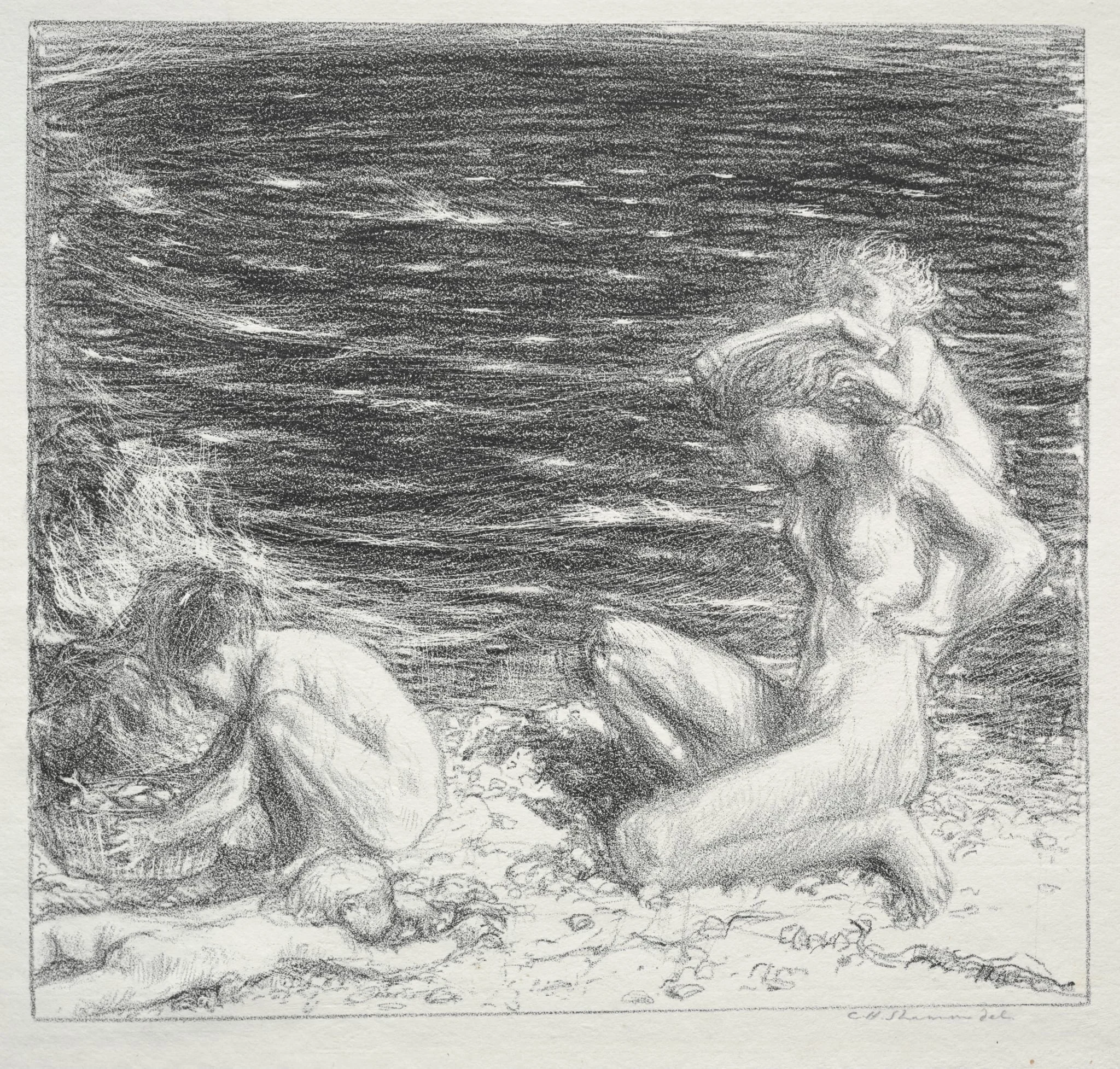 Sea and Breeze, by Charles Hasslewood Shannon, 1894