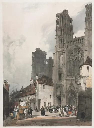 Picturesque Architecture in Paris, Ghent, Antwerp, Rouen:  Laon, France