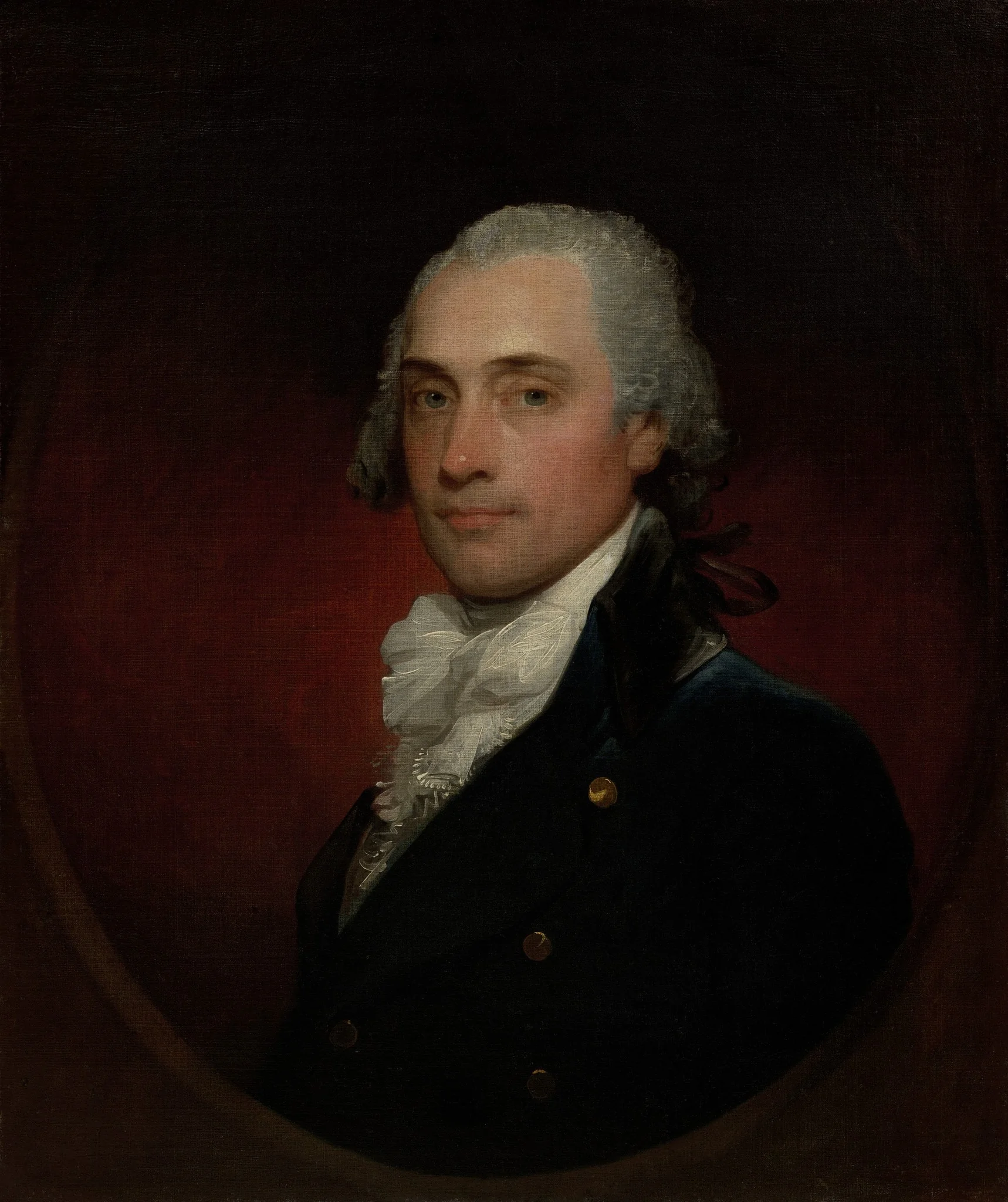 Portrait of John Vaughan (1756–1841), by Gilbert Stuart, oil, 1801