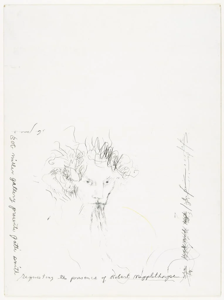 Untitled, by Patti Smith, graphite, 1978