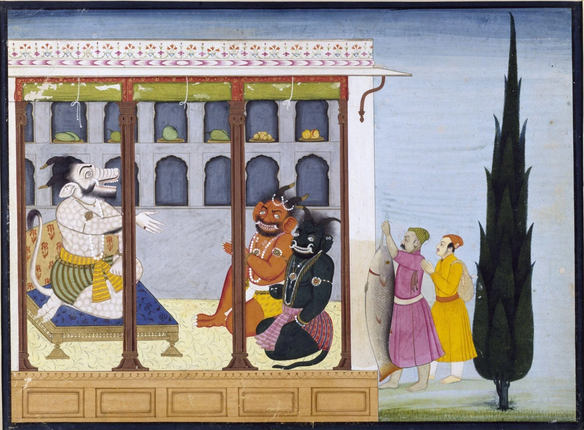 Sambara, by Unknown, paint, 1760