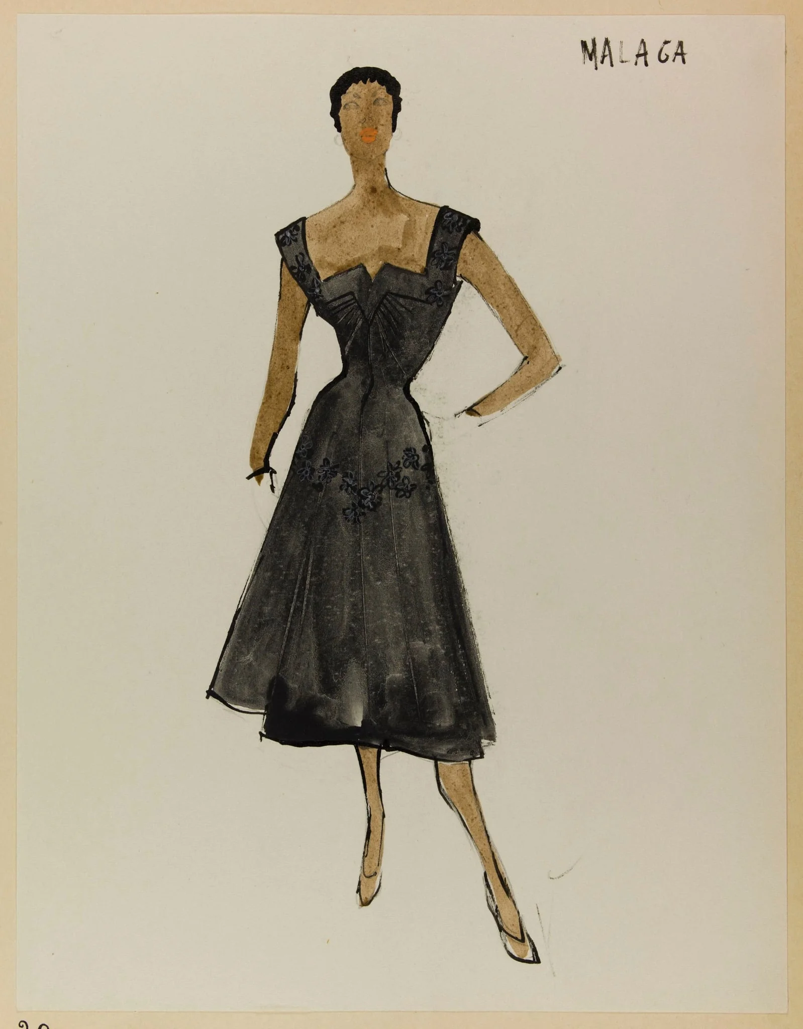 Malaga, by Carven, 1953