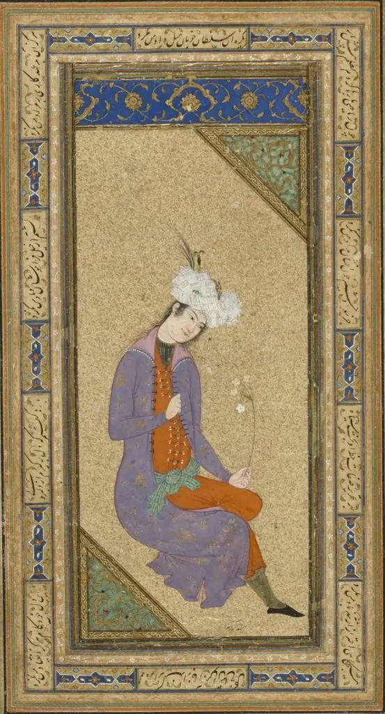 Young Man with a Flower